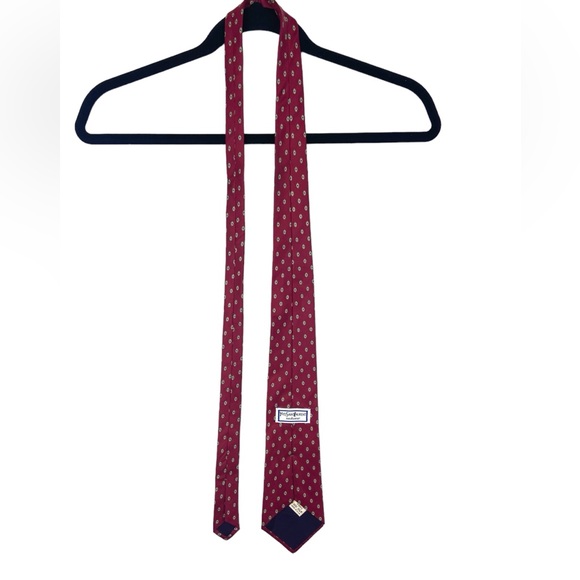 YSL Yves Saint Laurent Men's Neck Tie‎ 100% Silk Made in USA 57" - Picture 2 of 8